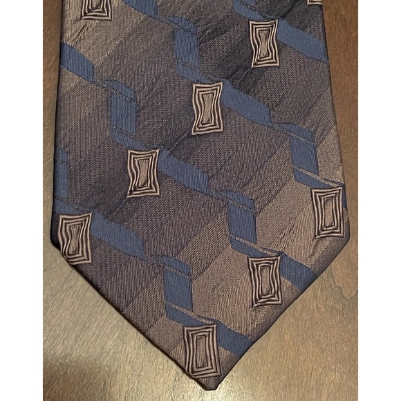 Alberto Zerra Roma New York Hand Made Silk Blend Men’s Neck Tie Made In China - Picture 1 of 9